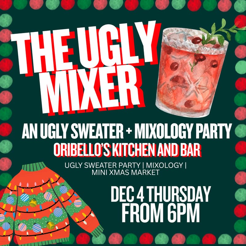 Cover Image for THE UGLY MIXER: An Ugly Sweater Party + Mixology Night