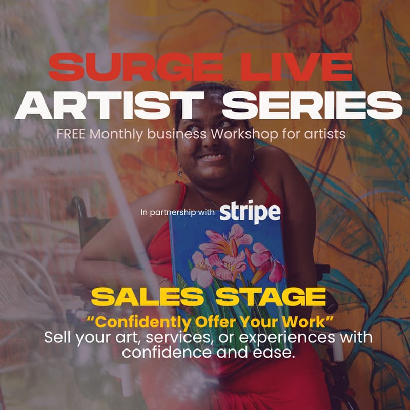 Cover Image for SURGE LIVE ARTIST SERIES -  In Partnership with STRIPE - SALES STAGE
