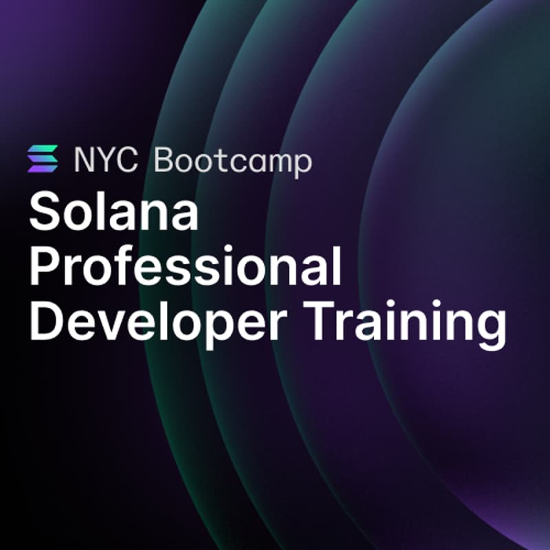 Cover Image for Solana Professional Developer Training in NYC