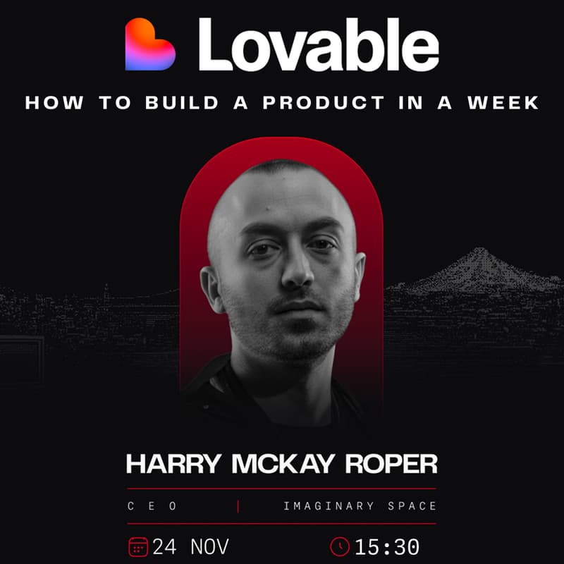 Cover Image for How to build a product in a week with Lovable (in English)