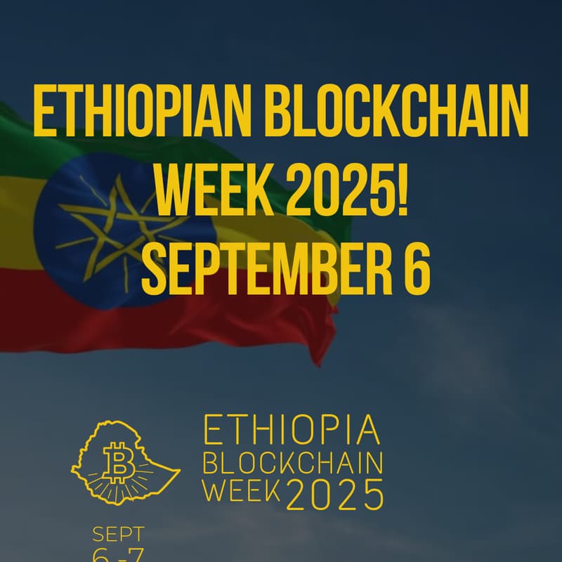 Cover Image for Ethiopian Blockchain Week September 6