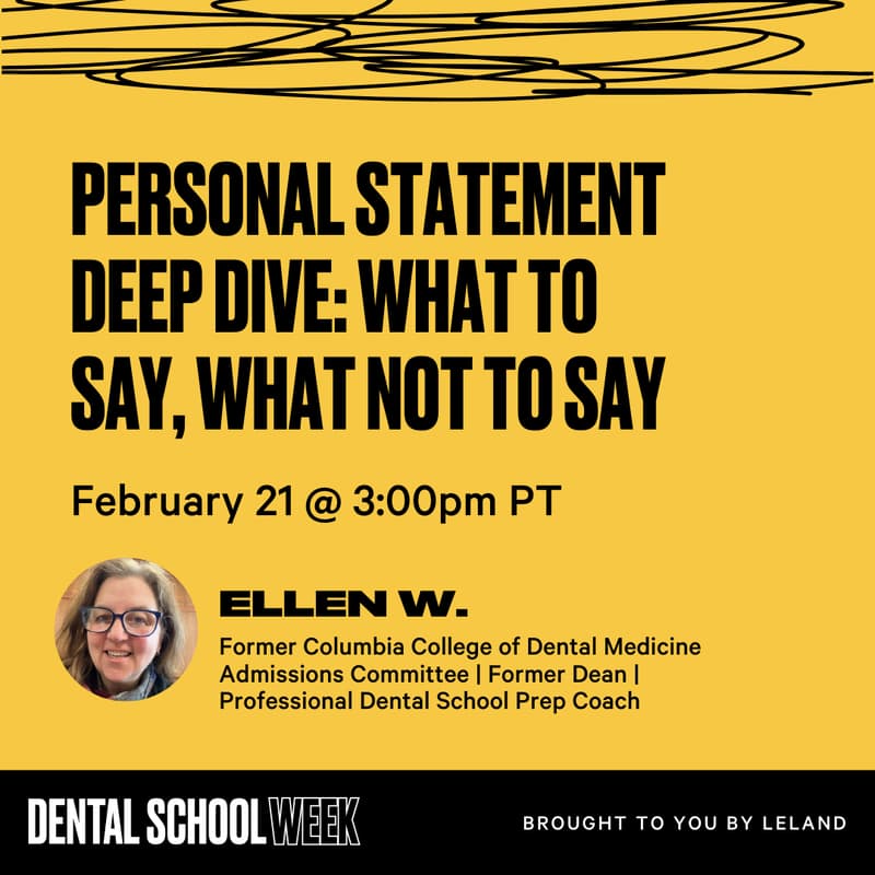 Cover Image for Personal Statement Deep Dive: What to Say, What Not to Say