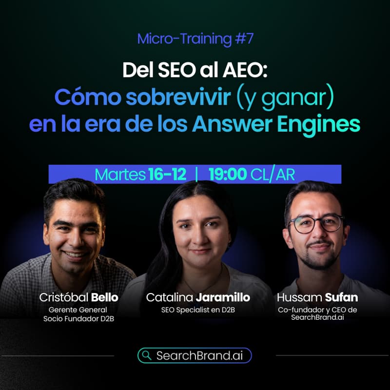 Cover Image for Micro-Training #7 | Del SEO al AEO: Cómo sobrevivir (y ganar) en la era de los Answer Engines
