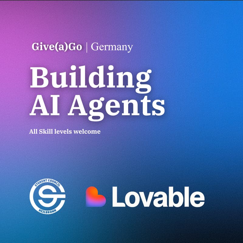 Cover Image for TUM SCHN x Give(a)Go Germany: Builder Day