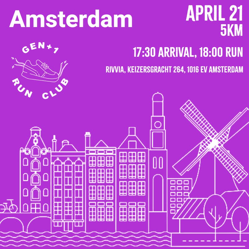 Cover Image for GeN+1 Run Club Amsterdam - April