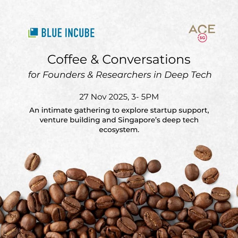 Cover Image for Coffee & Conversations, hosted by ACE.SG & Blue InCube