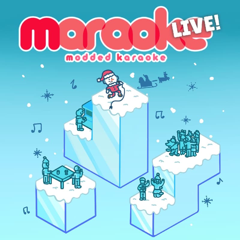 Cover Image for Maraoke LIVE! in London: the best karaoke night ever + video game jokes. CHRISTMAS EDITION!