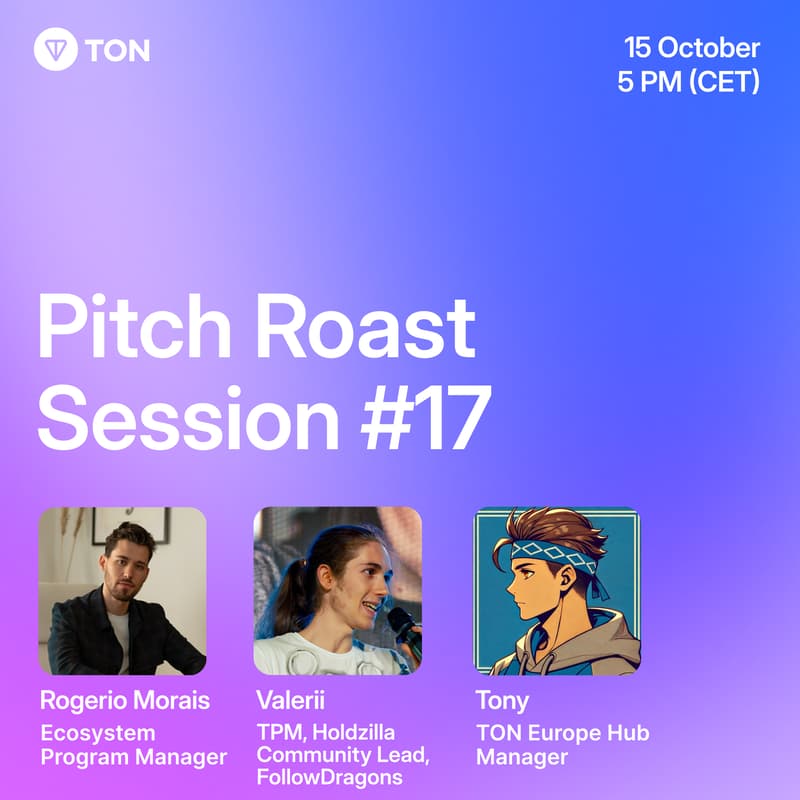 Cover Image for Pitch Roast Session #17|TON Europe Hub