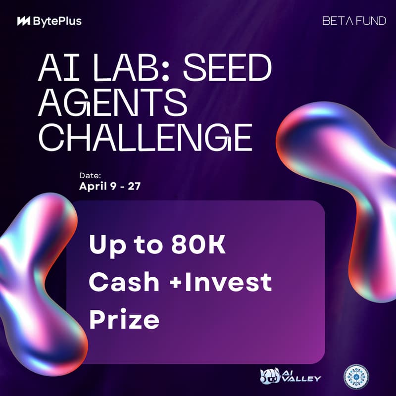 Cover Image for AI Lab: Seed Agents Challenge with Beta Fund: $70K Cash Prizes