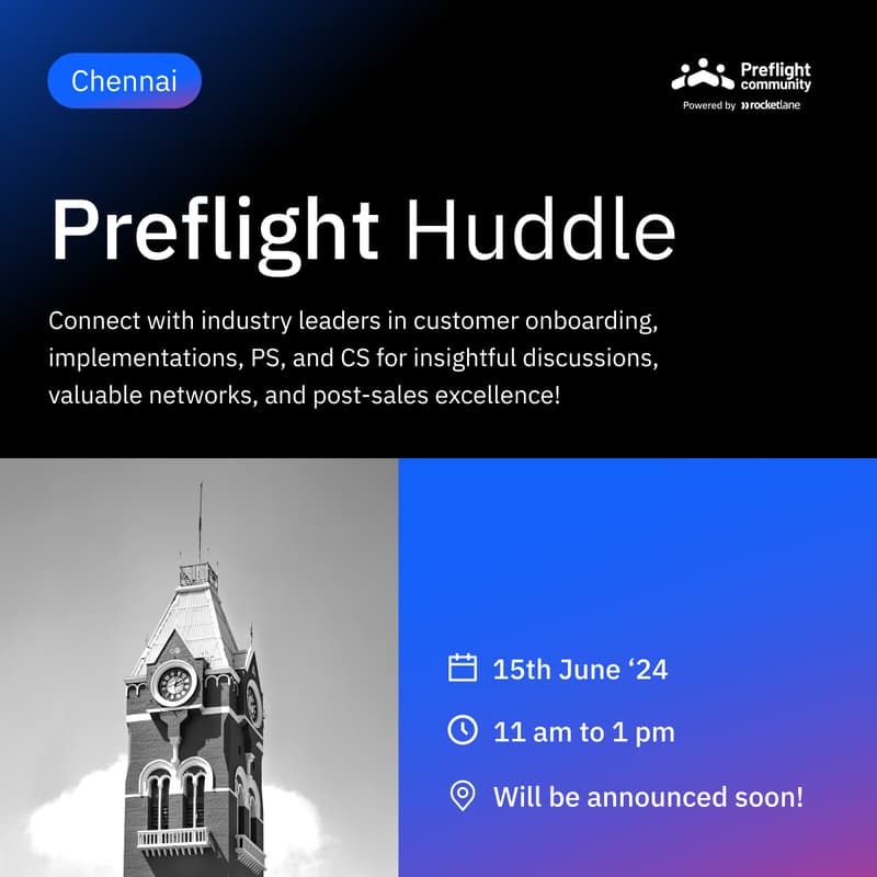 Cover Image for Preflight Huddle Chennai