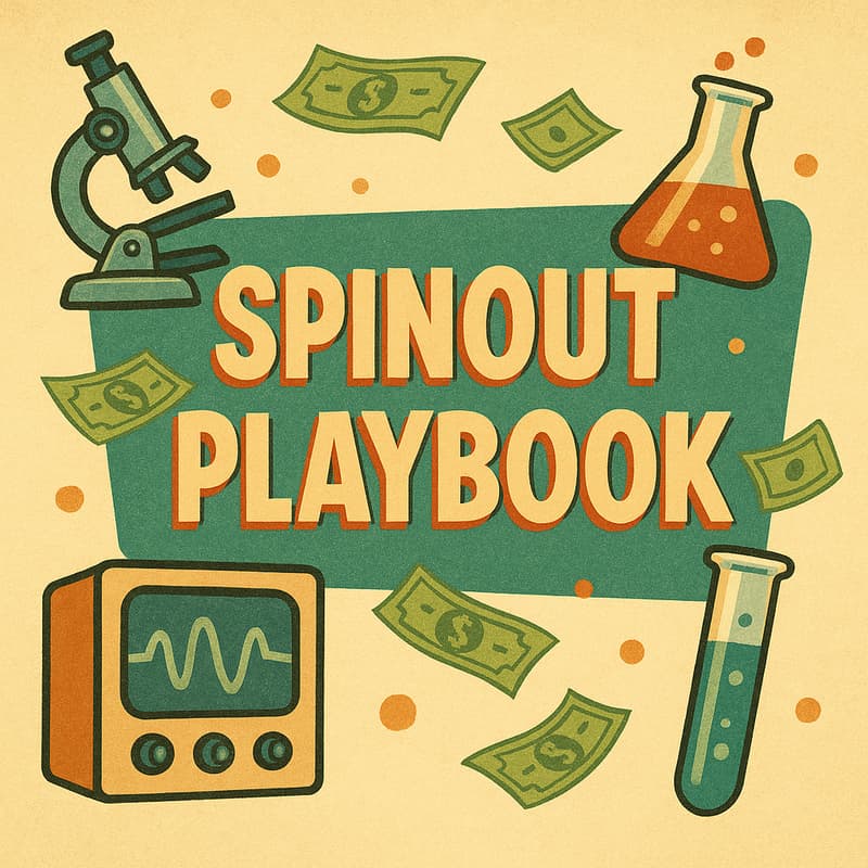 Cover Image for Spinout Playbook 101, hosted by Pack VC