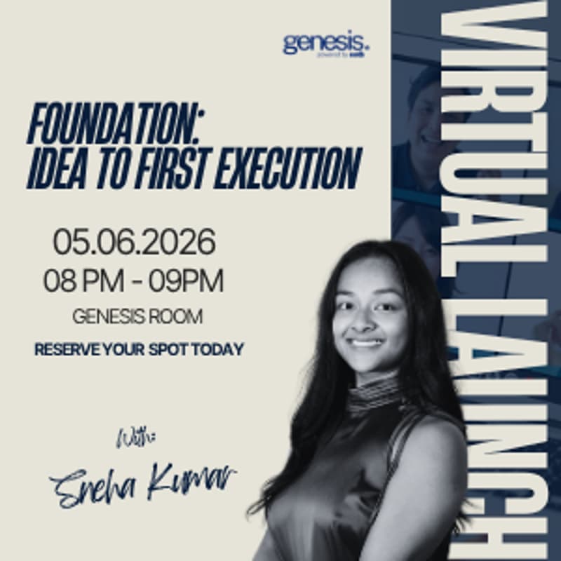 Cover Image for Genesis Room: Idea to First Execution