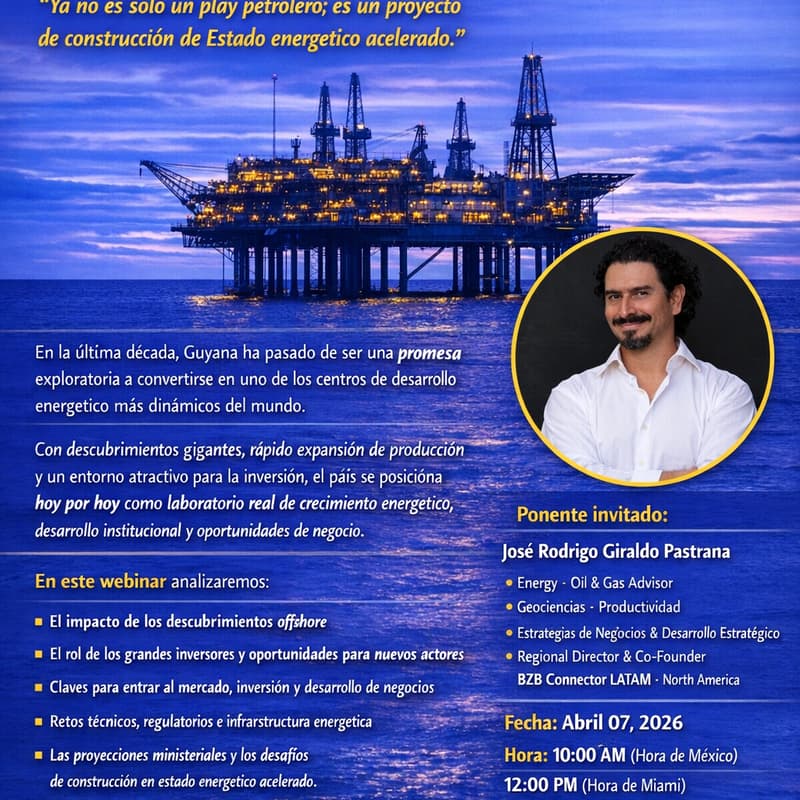 Cover Image for Guyana: Perspectivas de Inversión Hoy - “Ya no es solo un play petrolero; es un proyecto de construcción de Estado energético acelerado.”