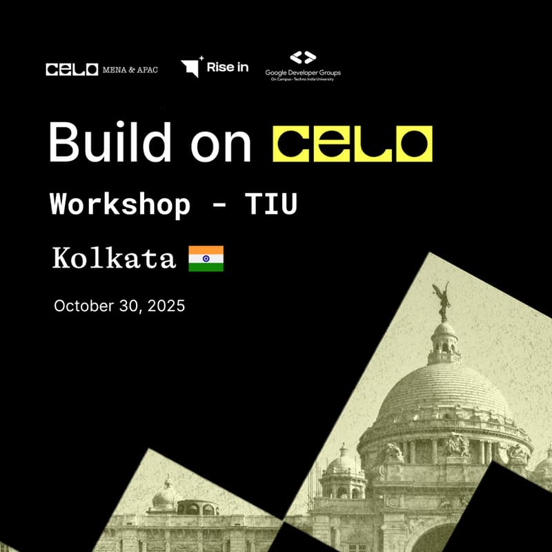 Cover Image for Build On Celo Workshop - TIU