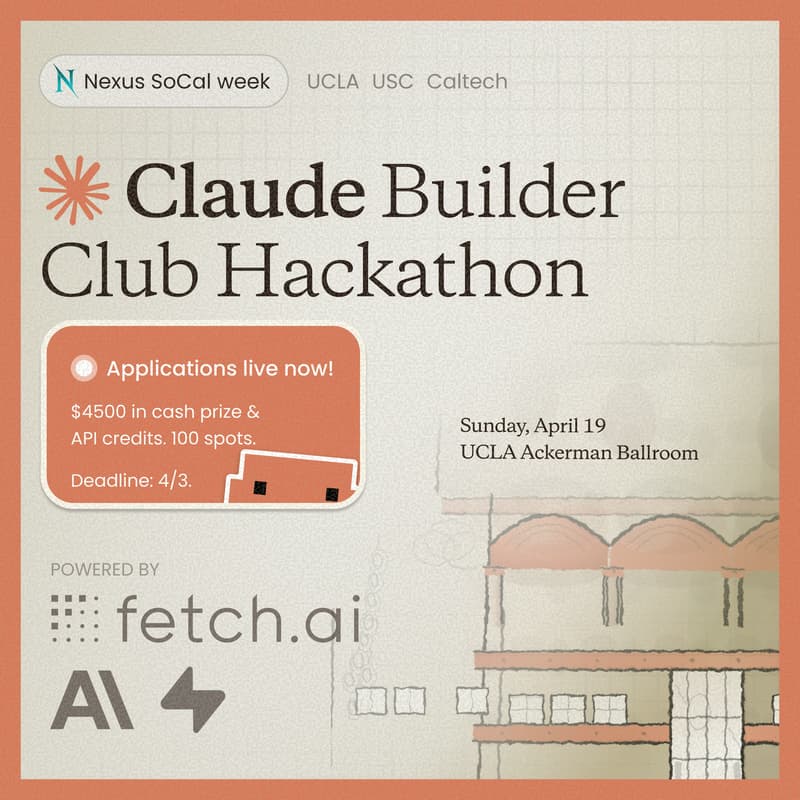 Cover Image for [Accepted] SoCal Claude Hackathon