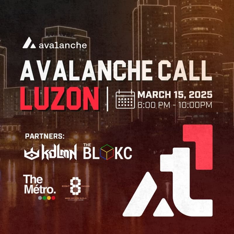Cover Image for Avalanche Community Call - Luzon,  Philippines 🇵🇭