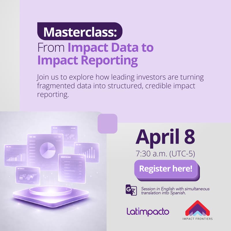 Cover Image for Masterclass: From Impact Data to Impact Reporting