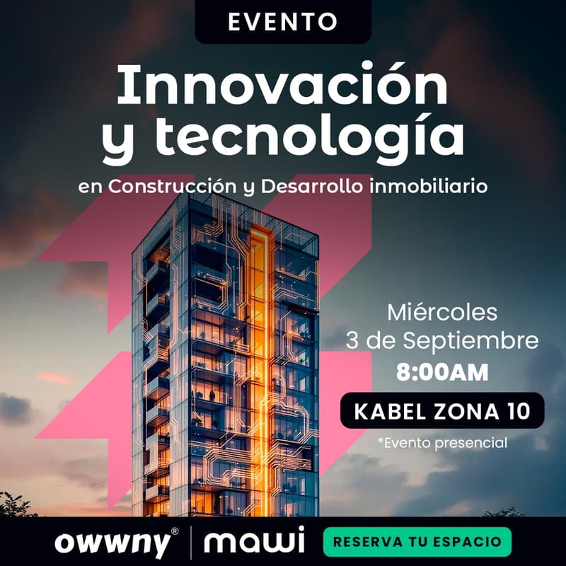 Cover Image for Innovación y tecnología que definen el futuro de la Construcción y el Desarrollo Inmobiliario.