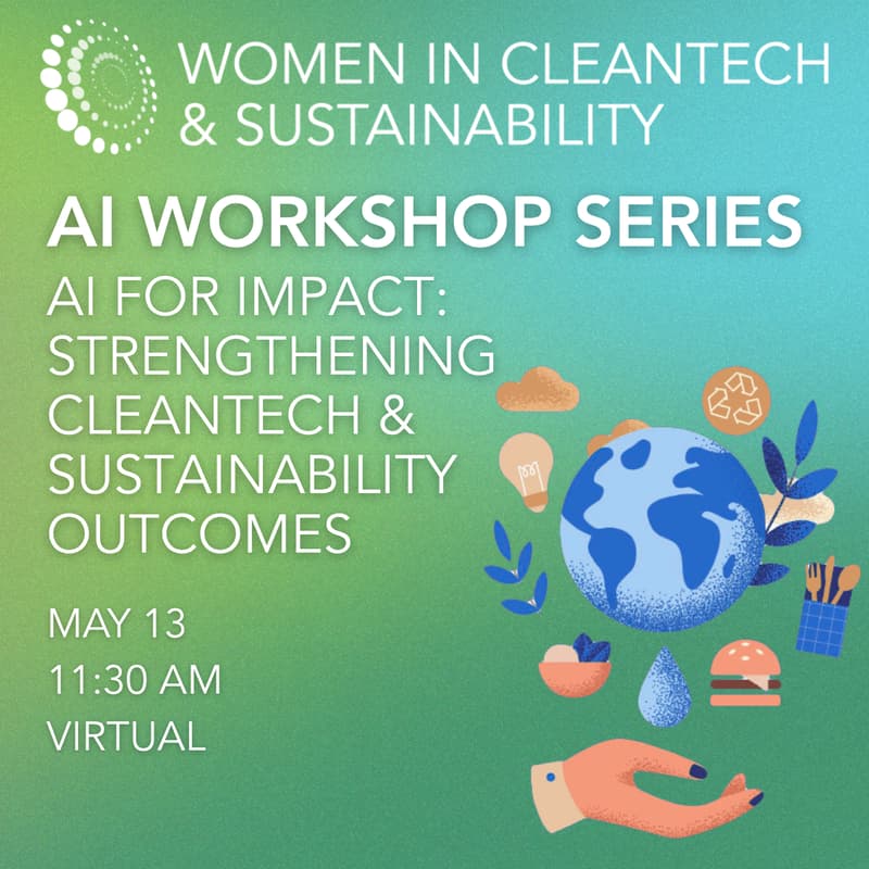 Cover Image for AI for Impact: Strengthening Cleantech & Sustainability Outcomes