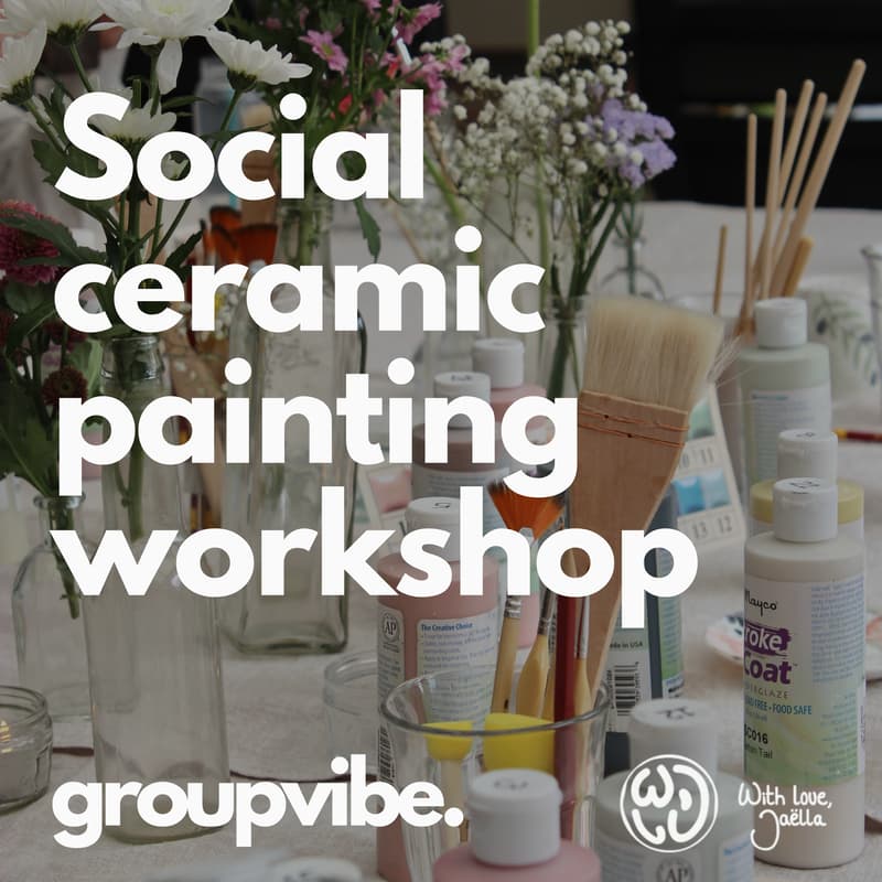 Cover Image for Groupvibe: Paint Ceramics & Meet New People