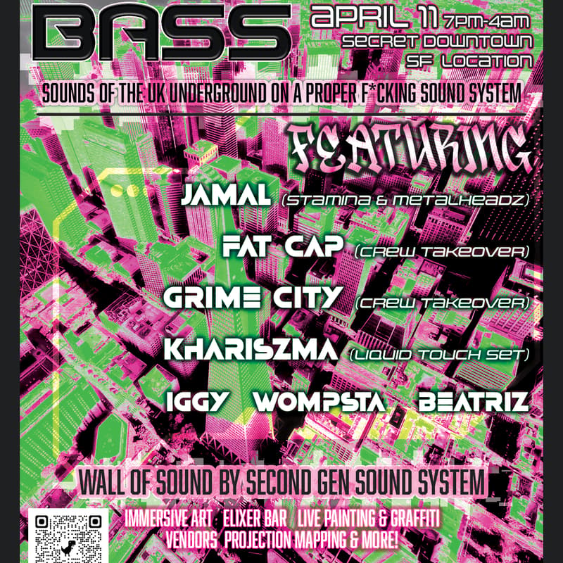 Cover Image for (140/UK Breaks/DnB) Bay Area Bass Sound System Experience