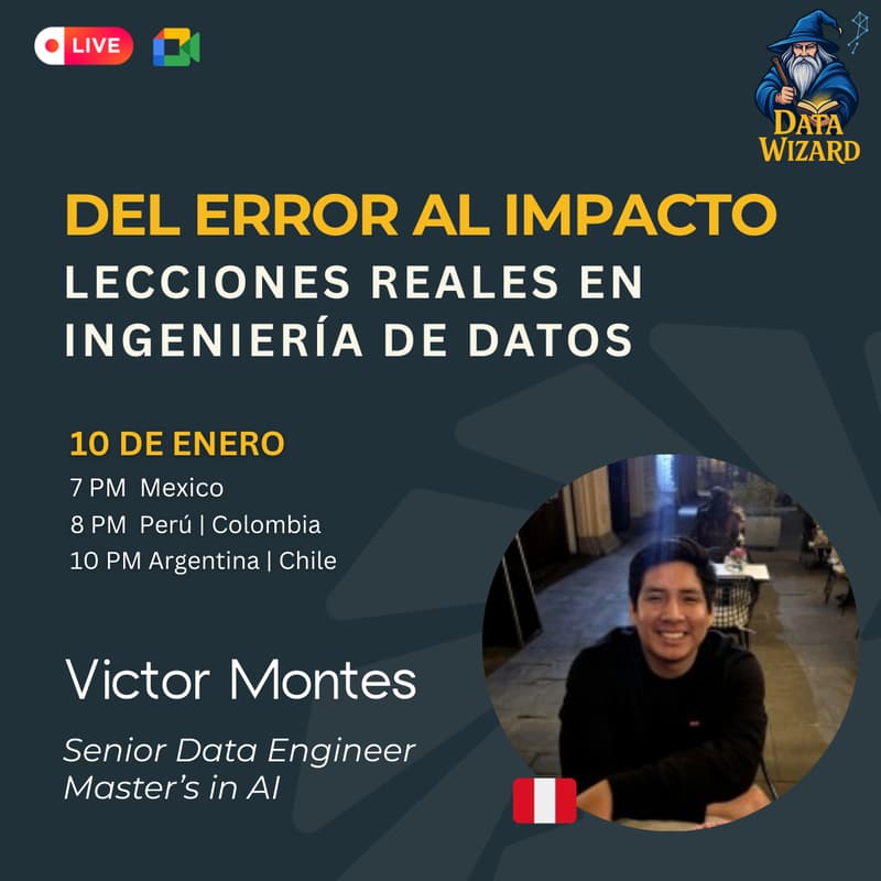 Cover Image for Del Error al Impacto: Lecciones Reales en Ingeniería de Datos