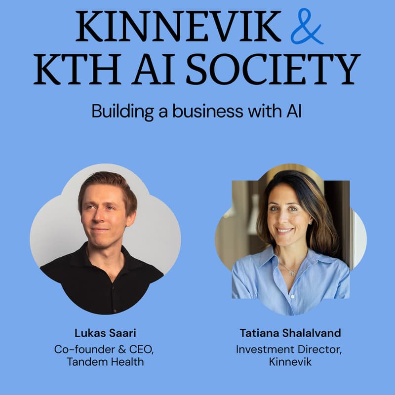 Cover Image for Building Business with AI: A Breakfast Panel with Kinnevik & Tandem