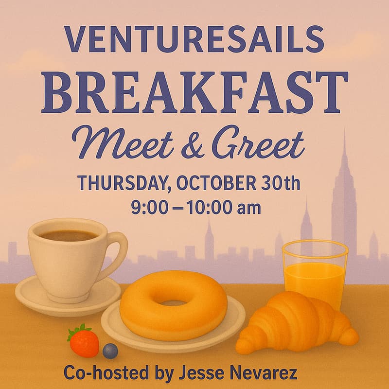Cover Image for October VentureSails Breakfast Meet & Greet