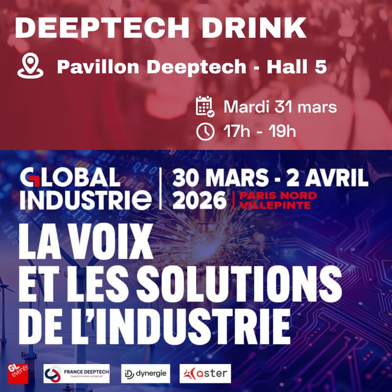 Cover Image for Cocktail - Where Deeptech meets Industry @Global Industrie