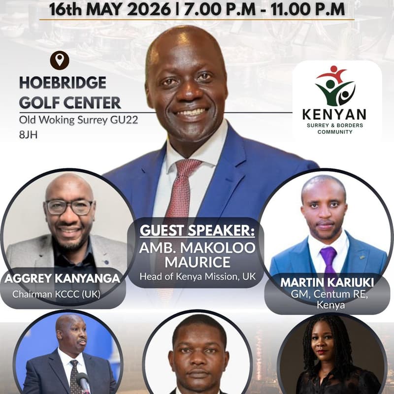 Cover Image for Dinner Launch (Kenyan Surrey & Borders Community)