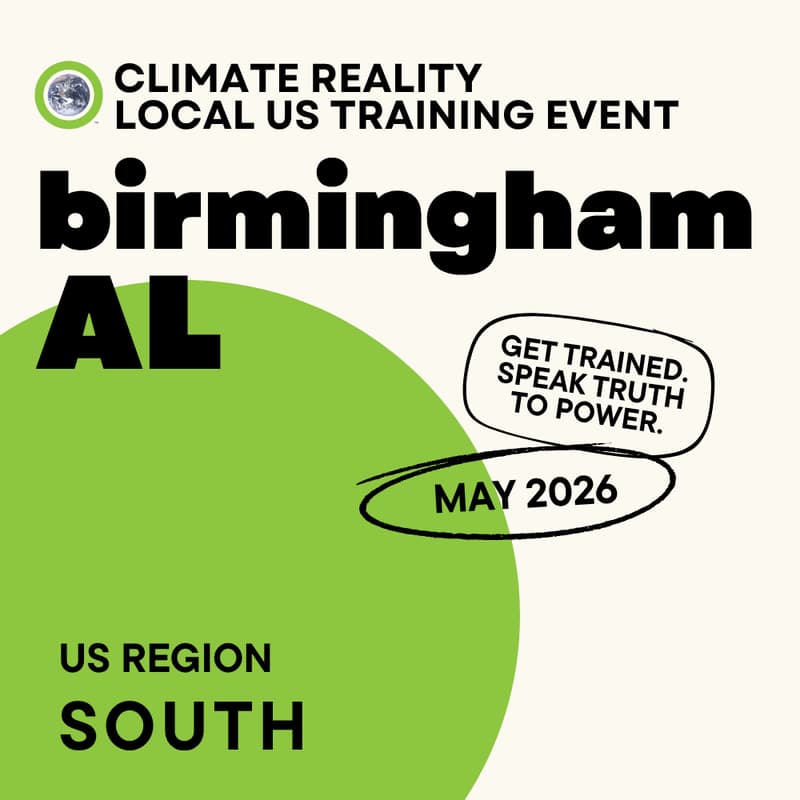 Cover Image for Birmingham, AL - Climate Reality Local Training Event