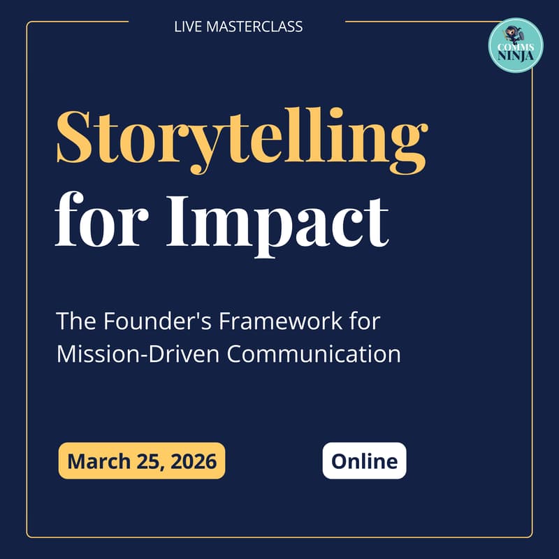 Cover Image for Storytelling for Impact- Workshop