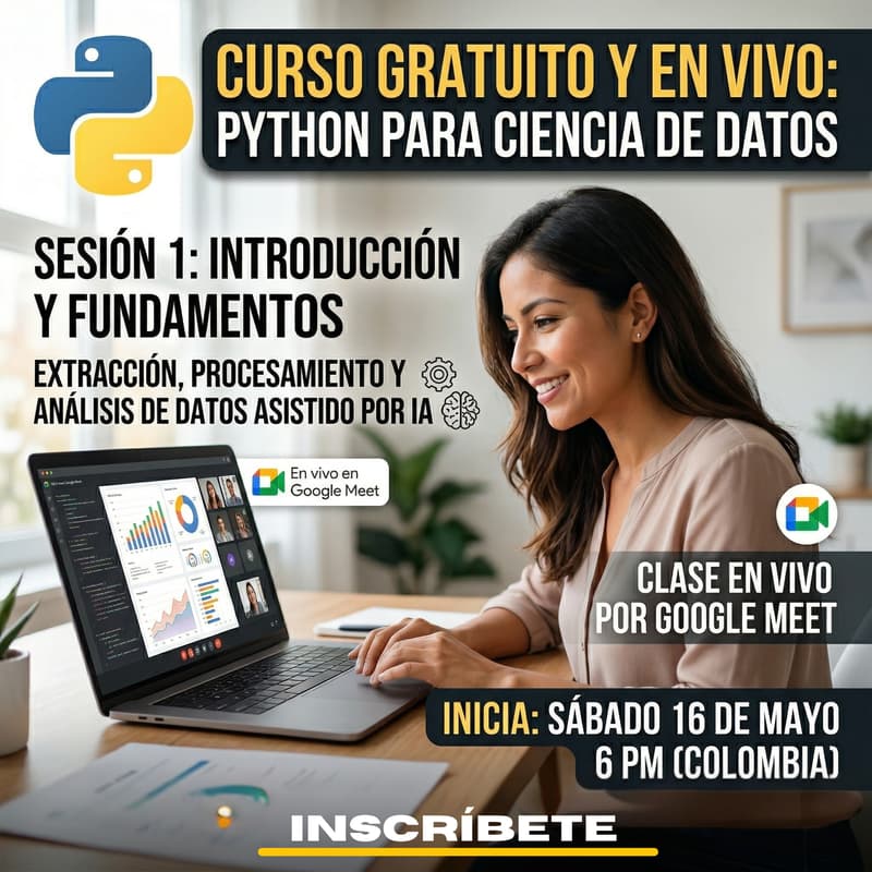 Cover Image for Curso Gratis - Python + IA en Ciencia de Datos