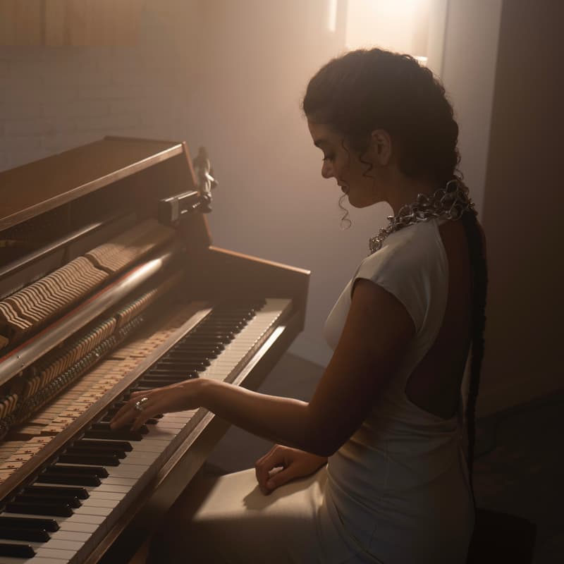 Cover Image for ThespyHouse Sounds at Seven24 Collective: Featuring Pianist Marta Cascales Alimbau