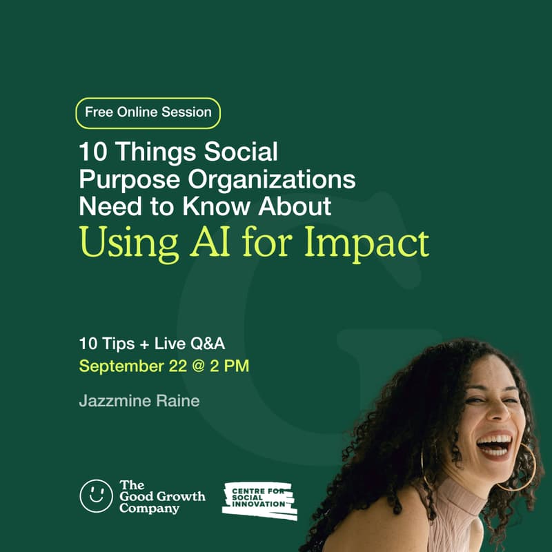 Cover Image for Using AI for Impact | 10 Things Social Purpose Organizations Need to Know
