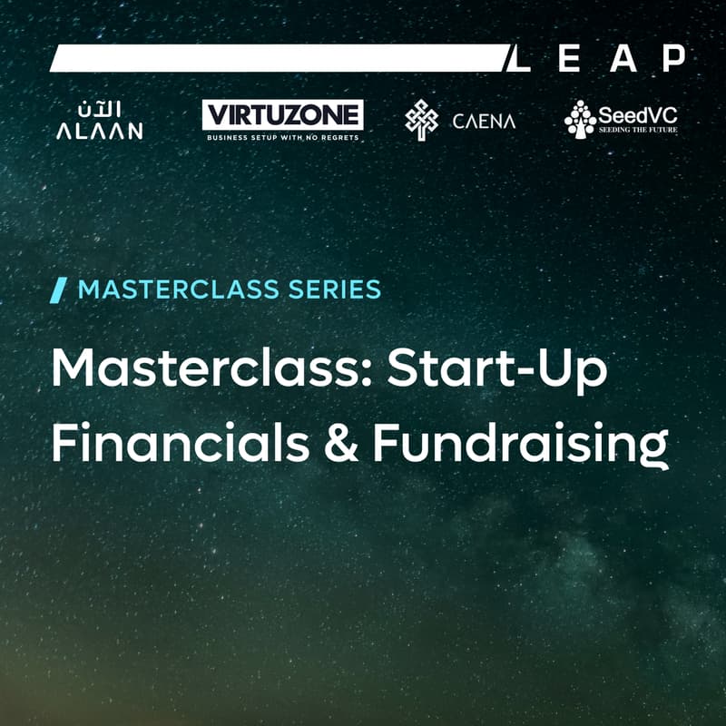 Cover Image for Masterclass on Start-up Financials and Fundraising