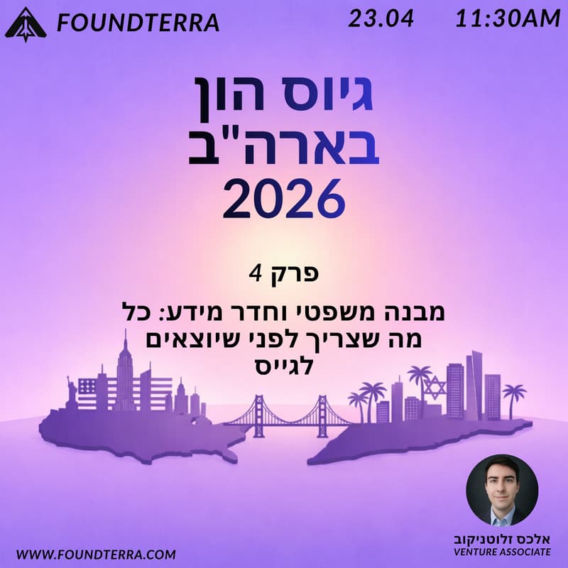 Cover Image for גיוס הון בארה"ב 2026: פרק 4