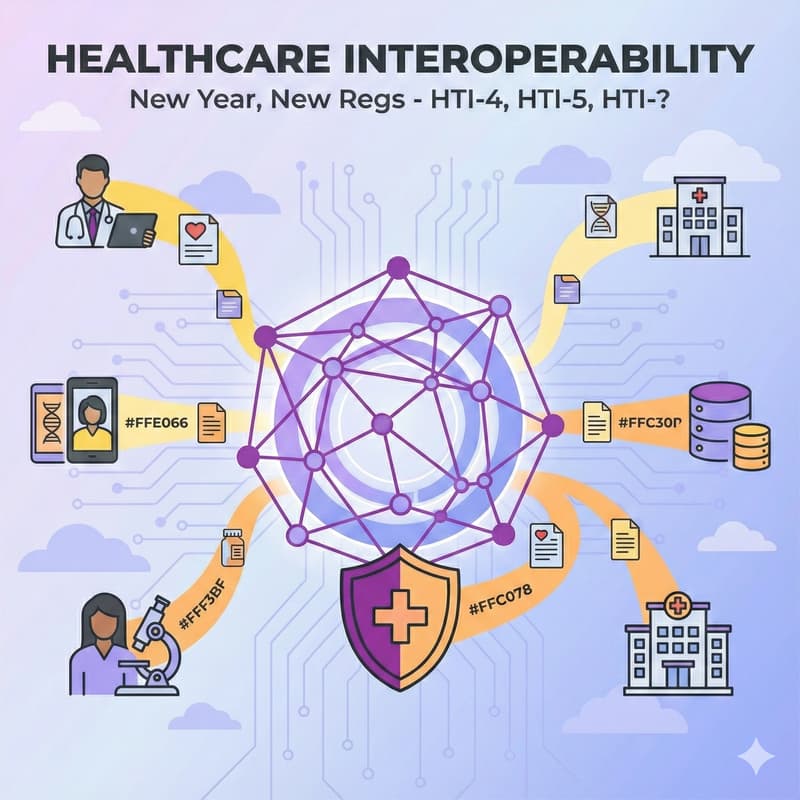 Cover Image for New Year, New Regs - In Depth on HTI-4 and HTI-5 with Brendan Keeler and Medplum