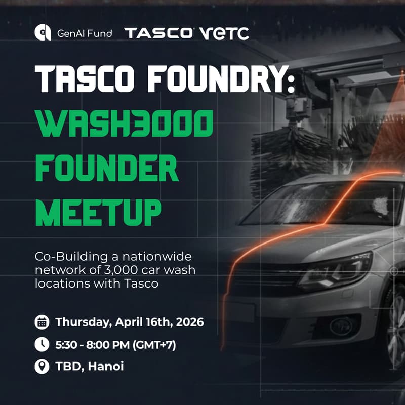 Cover Image for [Kick-off] Wash3000 Founders Meetup