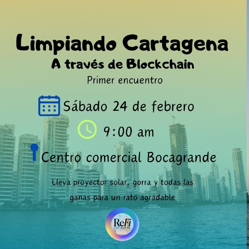 Foto de portada de Limpiando Cartagena a través de Blockchain