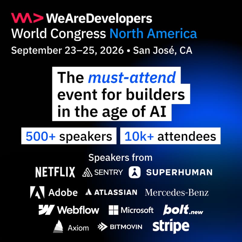 Cover Image for WeAreDevelopers World Congress North America