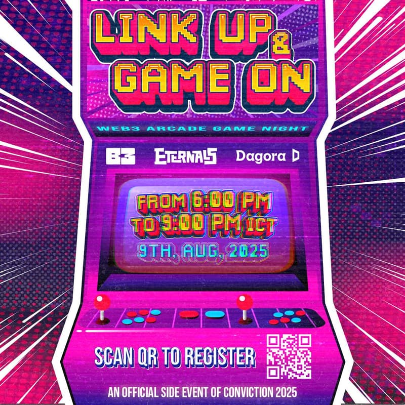 Cover Image for Web3 Arcade Night: Link Up and Game On