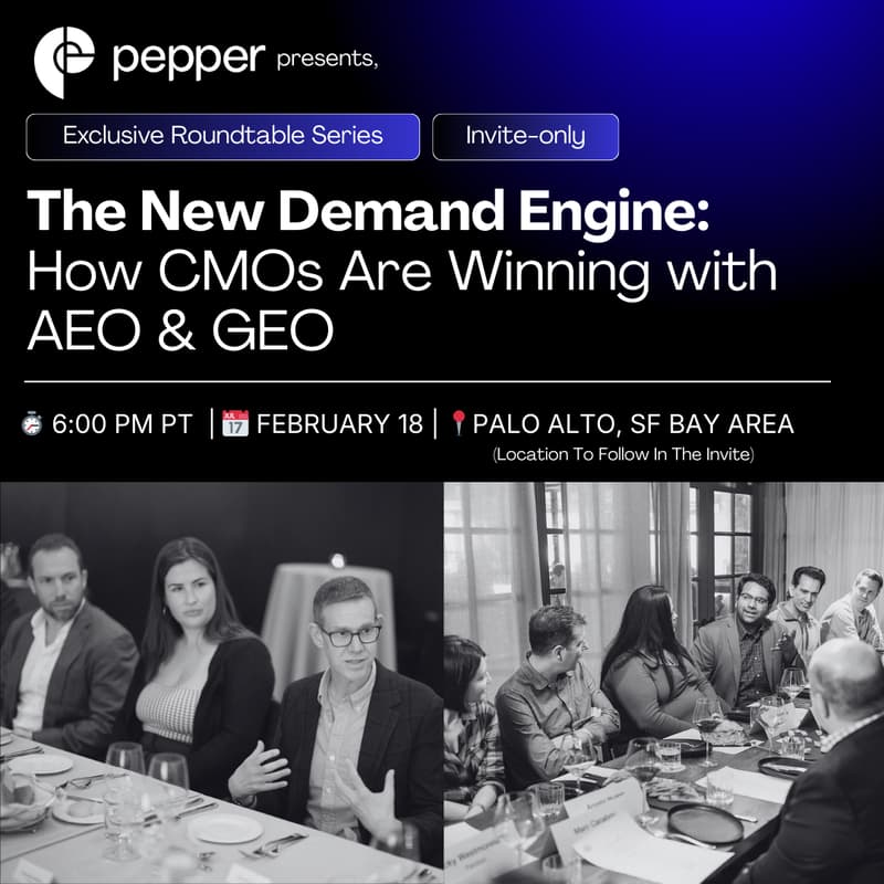Cover Image for The New Demand Engine: How CMOs Are Winning with AEO & GEO | Invite Only Roundtable For Marketing Leaders