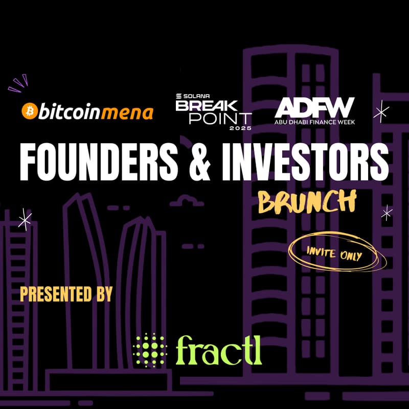 Cover Image for Founders & Investors Brunch ✨ (invite only) Bitcoin MENA-ADFW-Solana BP