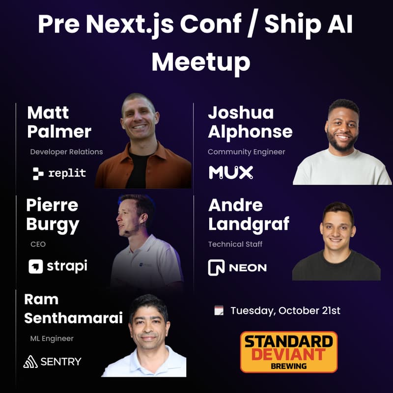 Cover Image for Pre Next.js Conf / Ship AI Meetup