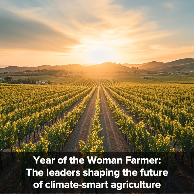 Cover Image for Year of the Woman Farmer: The leaders shaping the future of climate-smart agriculture