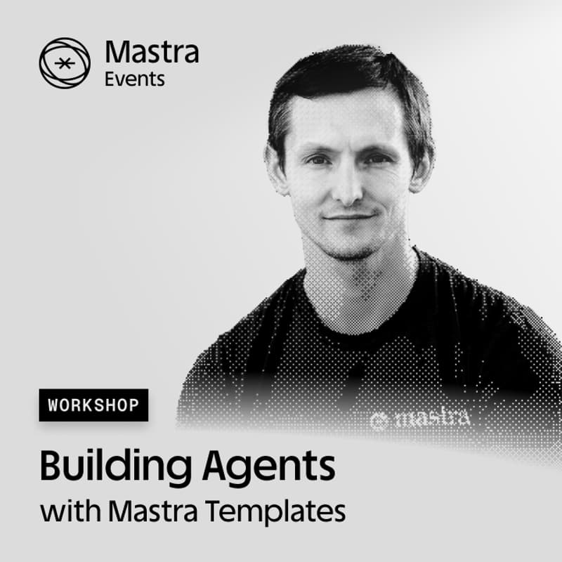 Cover Image for Building Agents with Mastra Templates