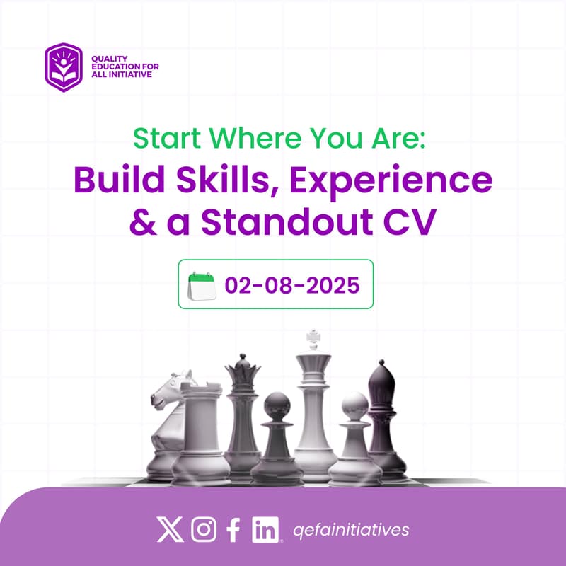 Cover Image for Start Where You Are: Build Skills, Experience &  a Standout  CV.