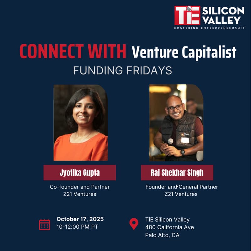 Cover Image for Funding Fridays by TiE Silicon Valley