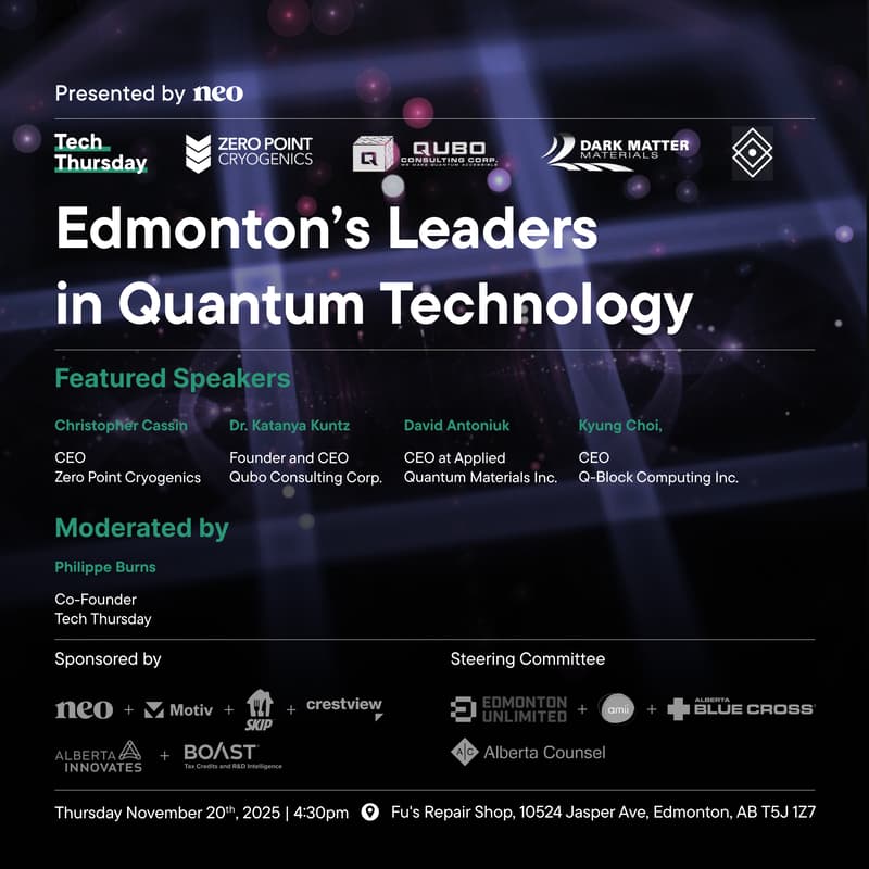 Cover Image for Edmonton's Leaders in Quantum Technology